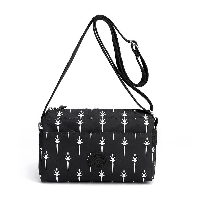 Kvinnenes Casual Multi-lags Fashionable Enkel Skulderveske Laget av Nylon | Luvikno