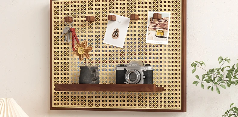 RattaNova Vintage Geflochten Sicherungskasten-Abdeckung – Edle Rattan Wanddekoration & Versteckbox