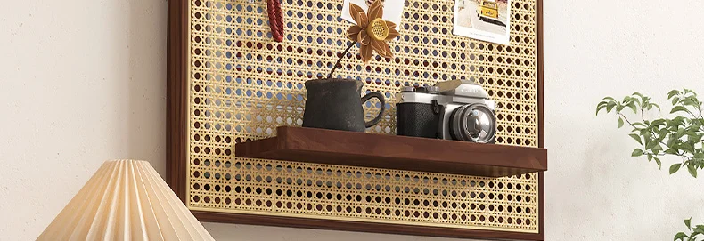 RattaNova Vintage Geflochten Sicherungskasten-Abdeckung – Edle Rattan Wanddekoration & Versteckbox