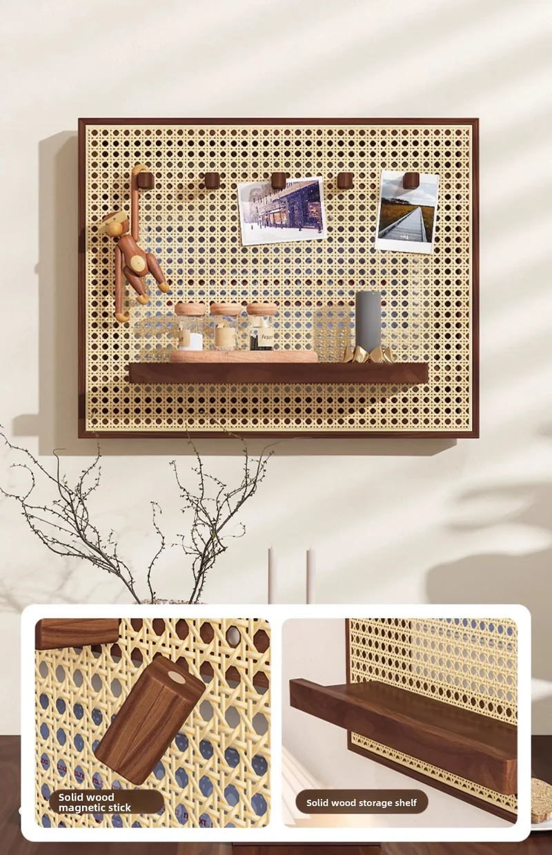 RattaNova Vintage Geflochten Sicherungskasten-Abdeckung – Edle Rattan Wanddekoration & Versteckbox