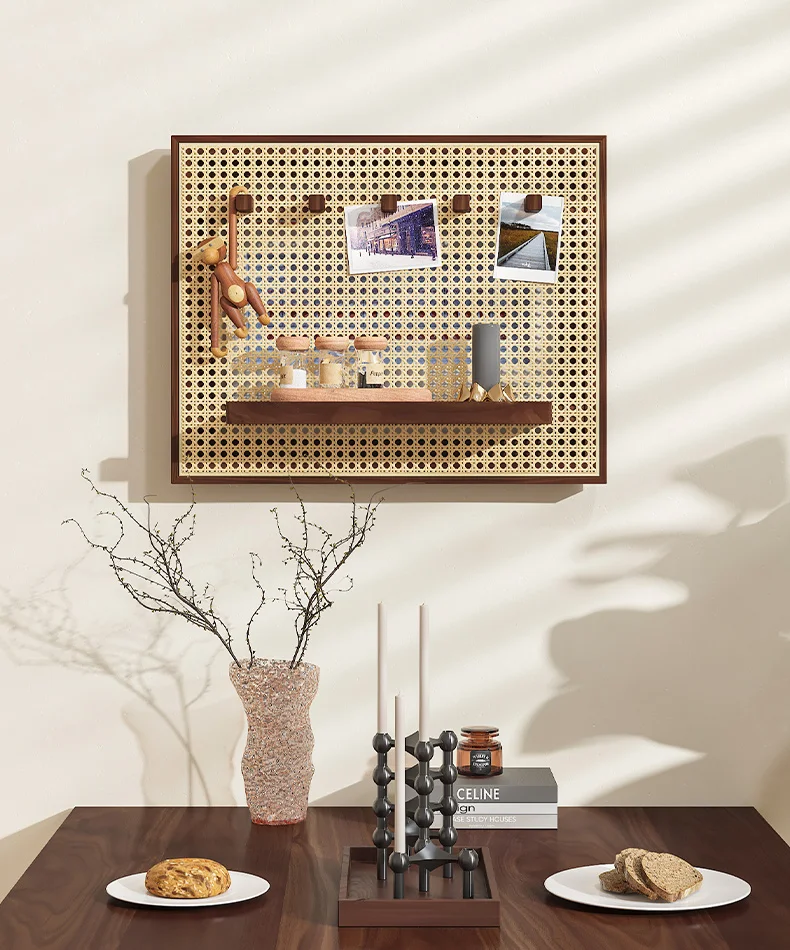 RattaNova Vintage Geflochten Sicherungskasten-Abdeckung – Edle Rattan Wanddekoration & Versteckbox