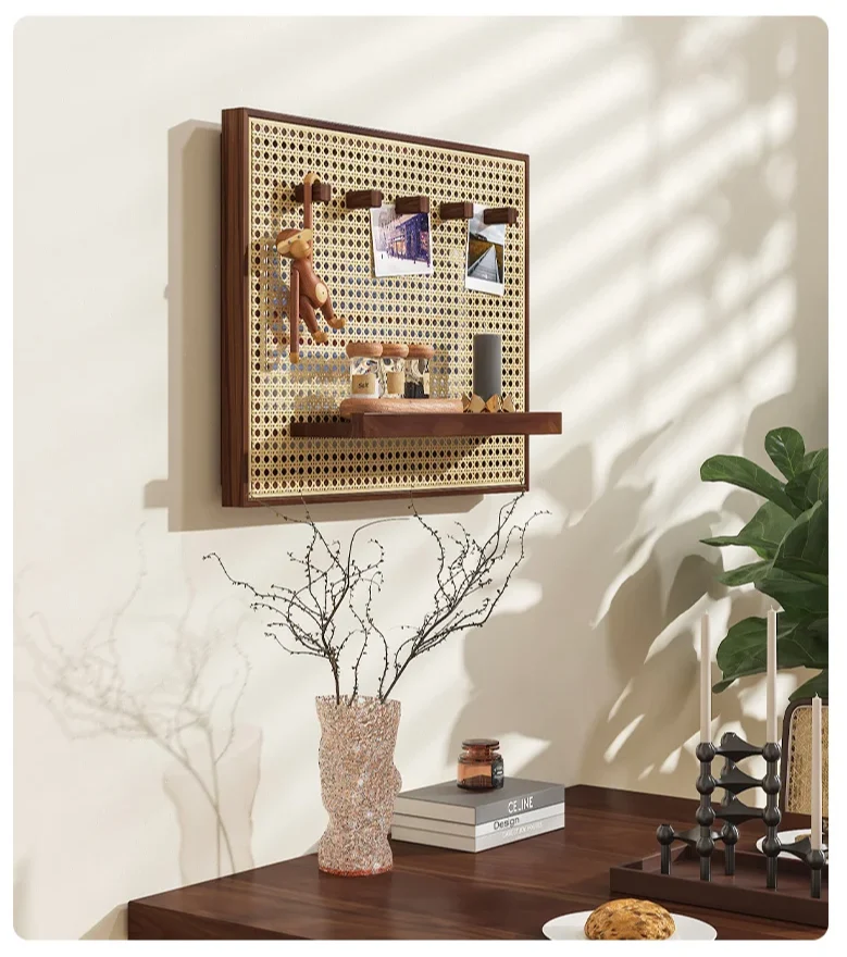 RattaNova Vintage Geflochten Sicherungskasten-Abdeckung – Edle Rattan Wanddekoration & Versteckbox