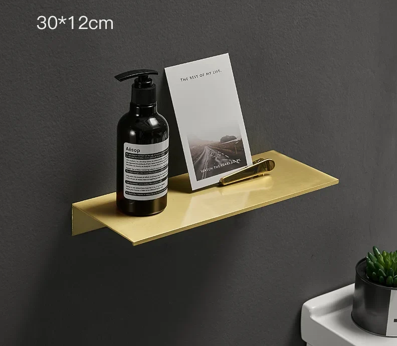 AquaRack Aluminium Wandregal – Premium Badezimmershelf für Shampoo & Duschzubehör
