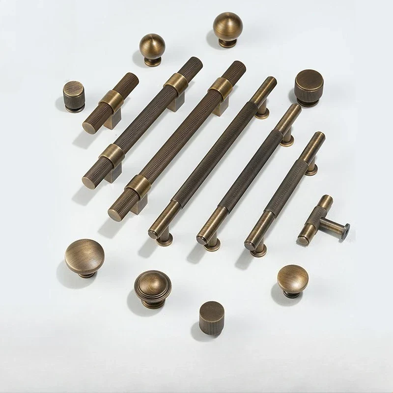 VintageBrass Europäische Messinggriffe – Elegante Bronzegriffe für Schränke, Schubladen und Möbel