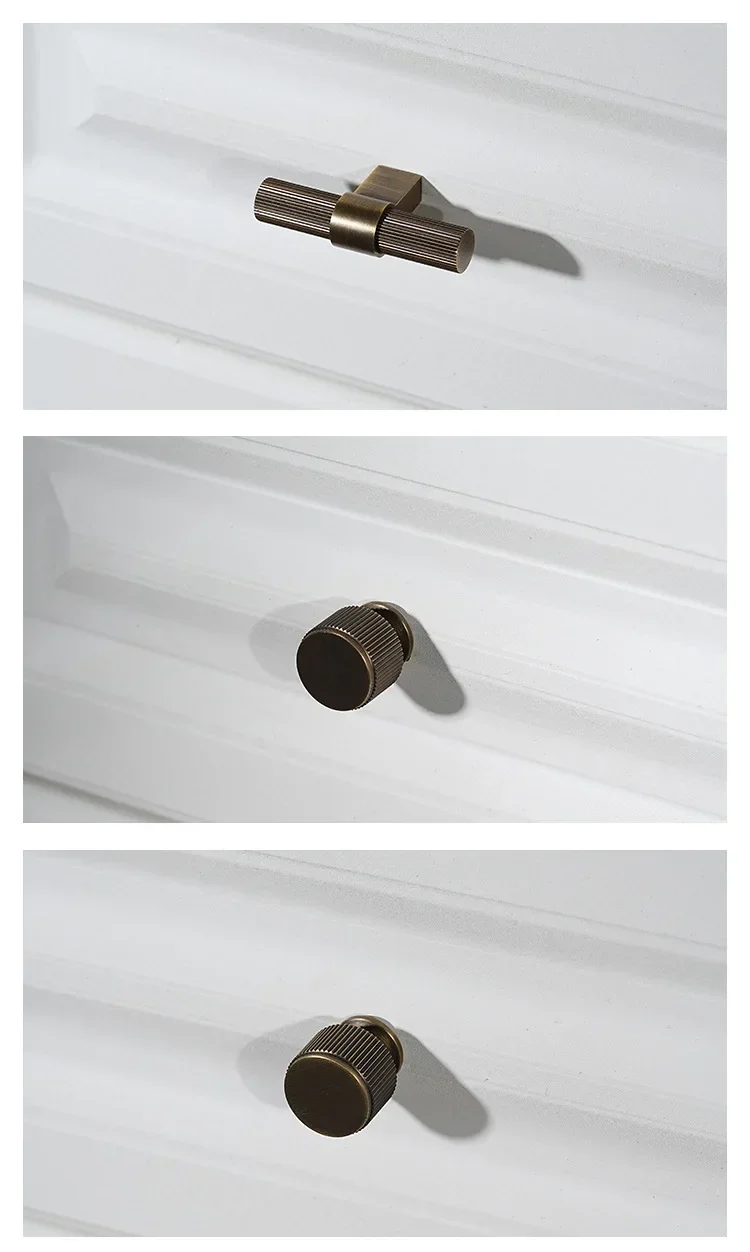 VintageBrass Europäische Messinggriffe – Elegante Bronzegriffe für Schränke, Schubladen und Möbel