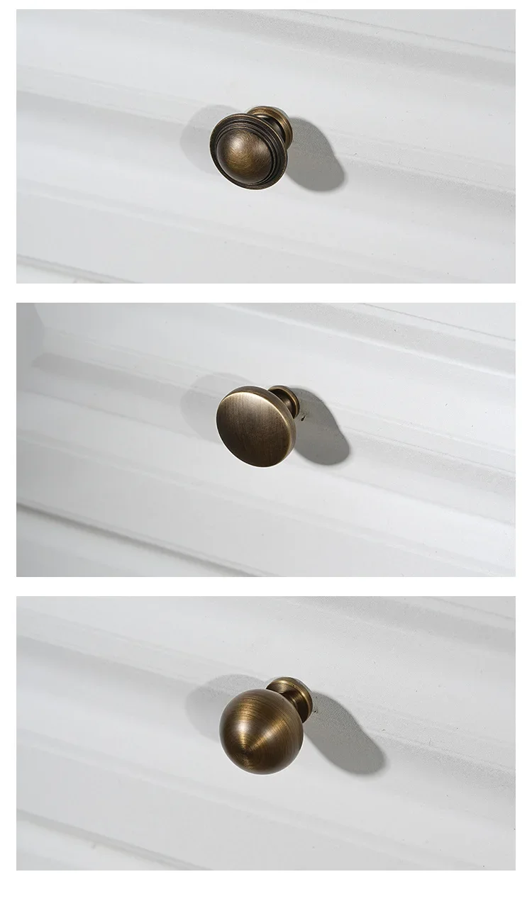 VintageBrass Europäische Messinggriffe – Elegante Bronzegriffe für Schränke, Schubladen und Möbel