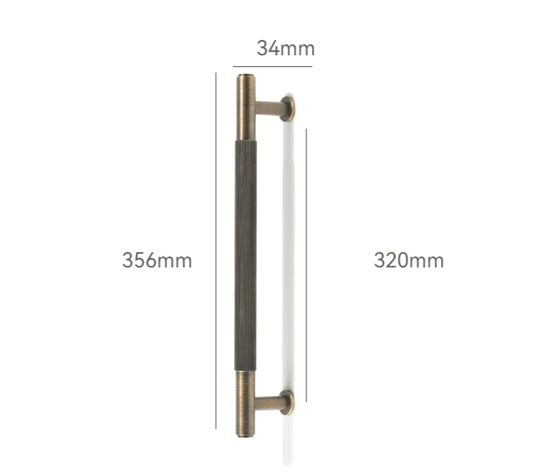 VintageBrass Europäische Messinggriffe – Elegante Bronzegriffe für Schränke, Schubladen und Möbel