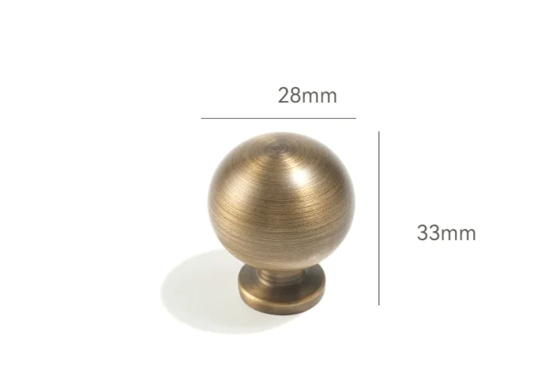 VintageBrass Europäische Messinggriffe – Elegante Bronzegriffe für Schränke, Schubladen und Möbel