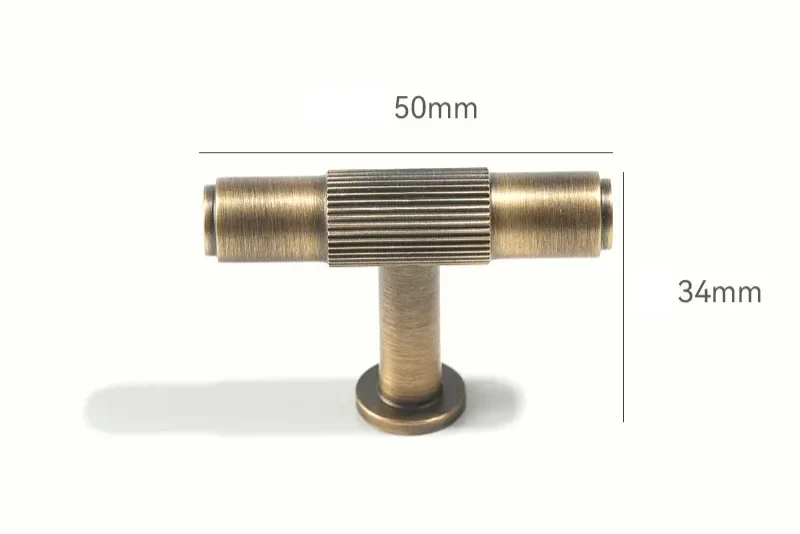 VintageBrass Europäische Messinggriffe – Elegante Bronzegriffe für Schränke, Schubladen und Möbel