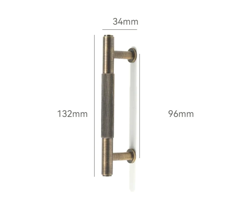 VintageBrass Europäische Messinggriffe – Elegante Bronzegriffe für Schränke, Schubladen und Möbel