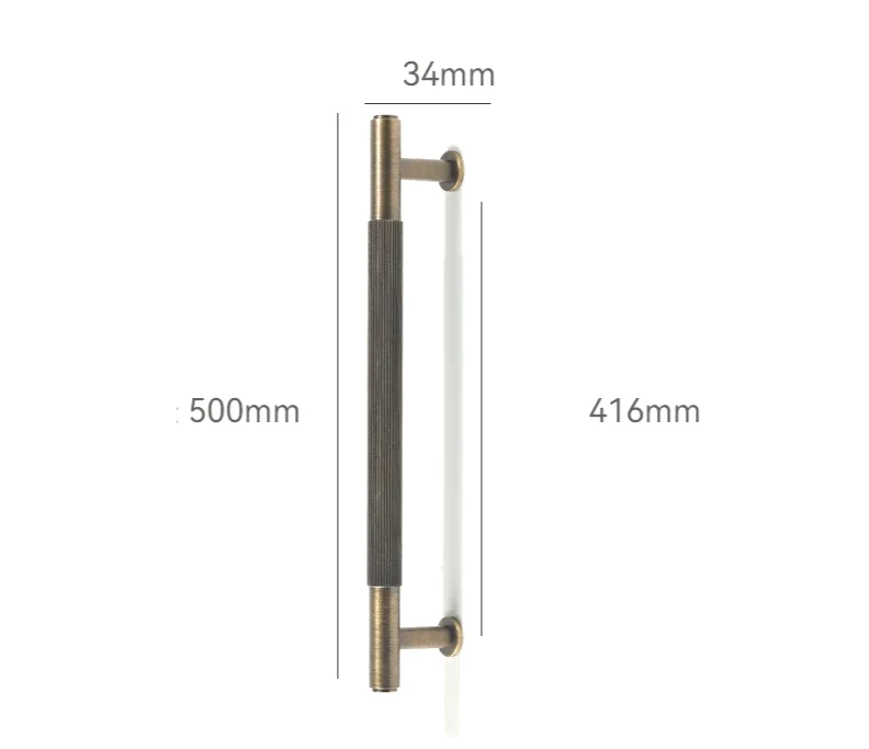 VintageBrass Europäische Messinggriffe – Elegante Bronzegriffe für Schränke, Schubladen und Möbel