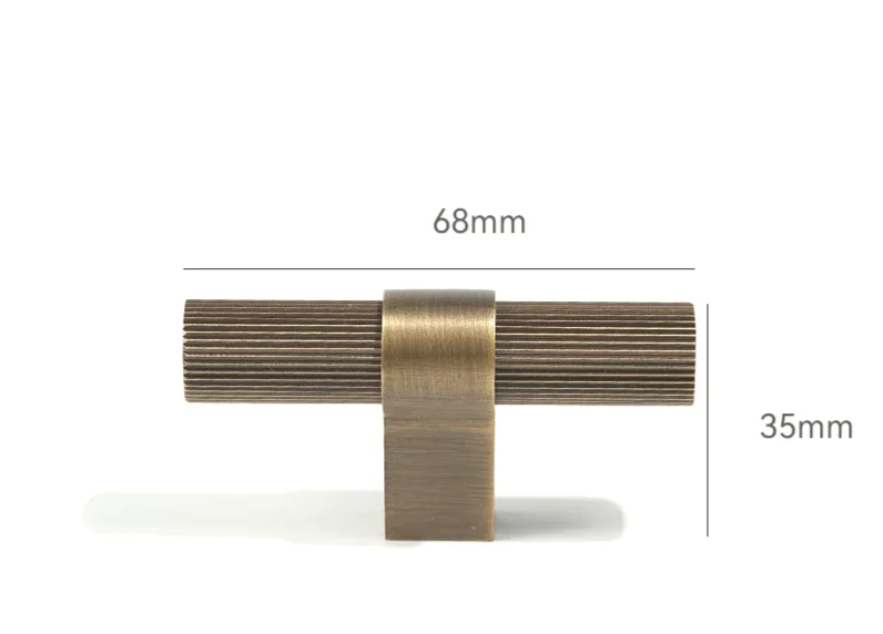 VintageBrass Europäische Messinggriffe – Elegante Bronzegriffe für Schränke, Schubladen und Möbel