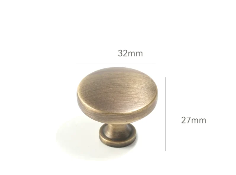 VintageBrass Europäische Messinggriffe – Elegante Bronzegriffe für Schränke, Schubladen und Möbel