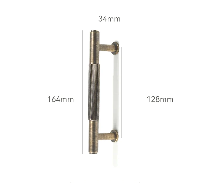 VintageBrass Europäische Messinggriffe – Elegante Bronzegriffe für Schränke, Schubladen und Möbel