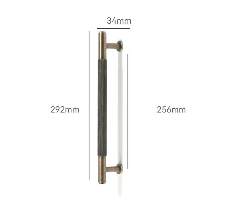 VintageBrass Europäische Messinggriffe – Elegante Bronzegriffe für Schränke, Schubladen und Möbel