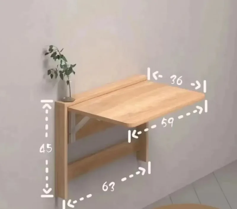 FlexiFold 424 Ultra-Schmaler Klappbarer Wandtisch