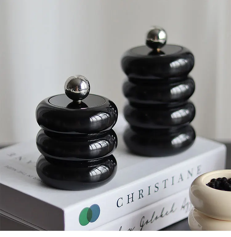 CeramiLux Kreatives Keramik Aufbewahrungsglas mit Deckel