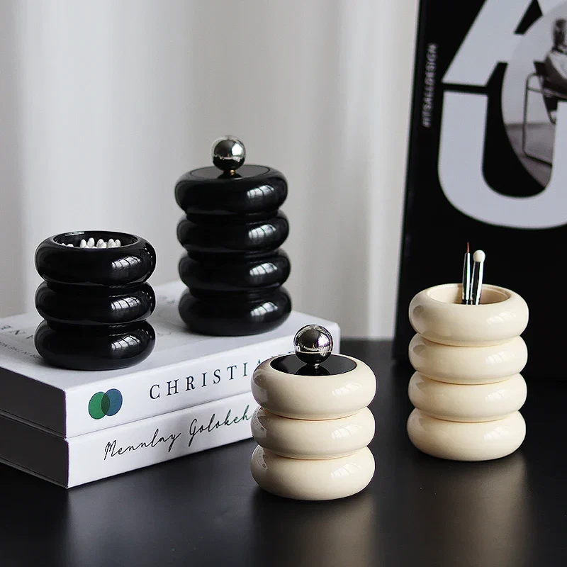 CeramiLux Kreatives Keramik Aufbewahrungsglas mit Deckel