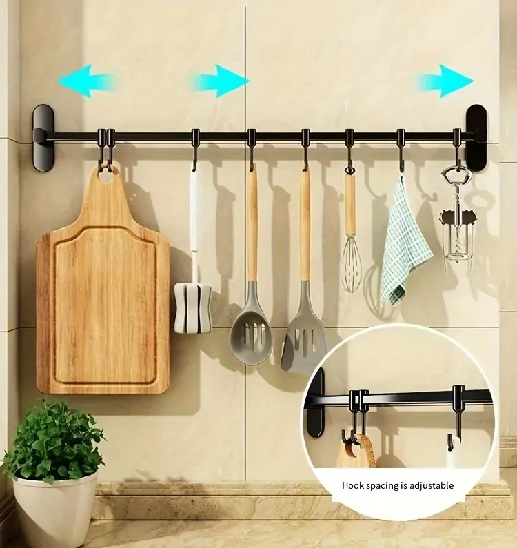CookEase Küchen-Wandregal – Multifunktionaler Organizer für Deckel, Spatel & Küchenutensilien