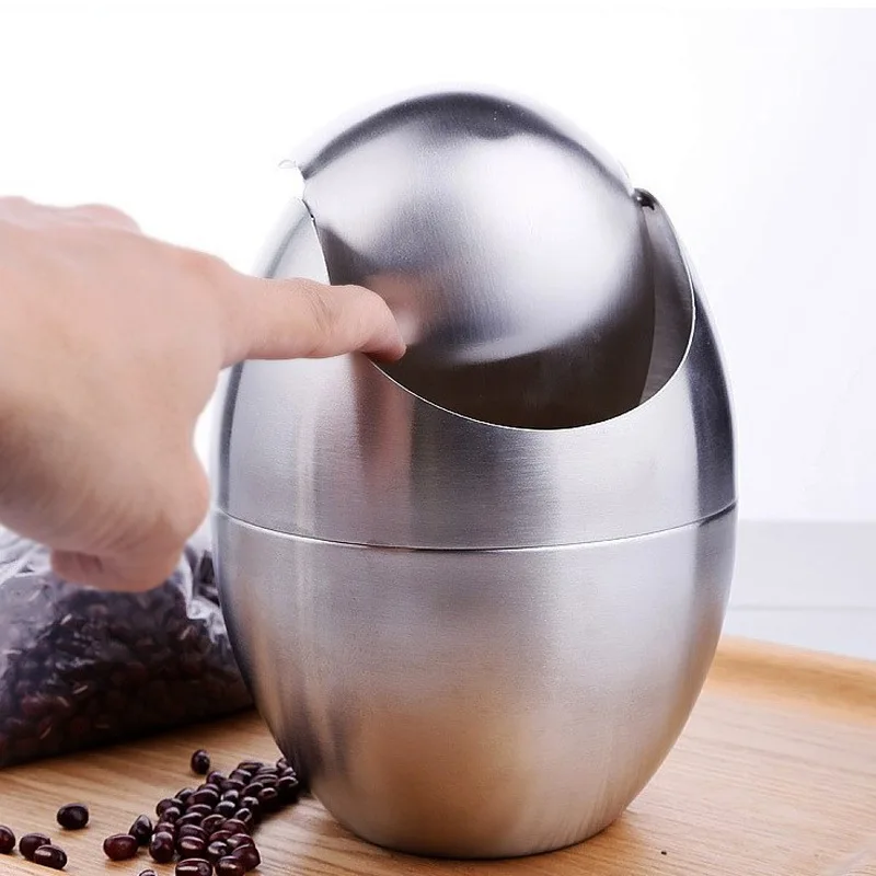 LuxBin Mini Mülleimer aus Edelstahl