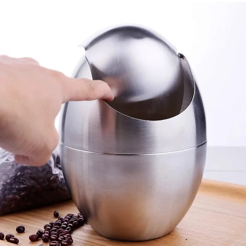 LuxBin Mini Mülleimer aus Edelstahl