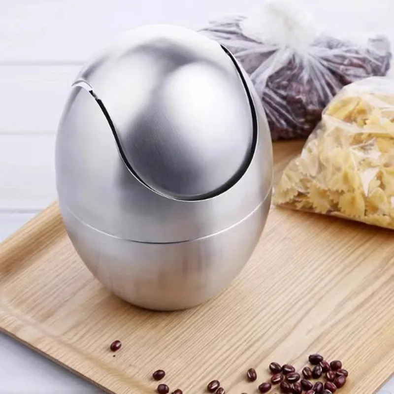 LuxBin Mini Mülleimer aus Edelstahl