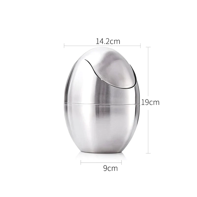 LuxBin Mini Mülleimer aus Edelstahl