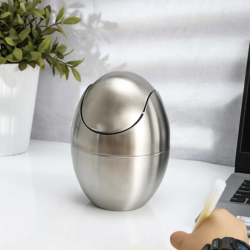 LuxBin Mini Mülleimer aus Edelstahl