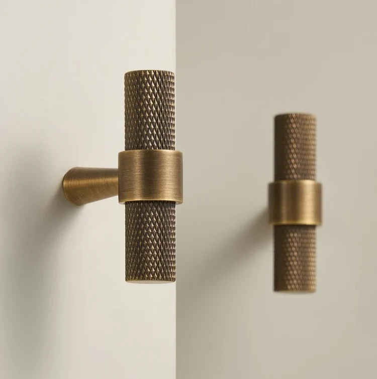 Nurlin Massiver Messing T-Bar Griff