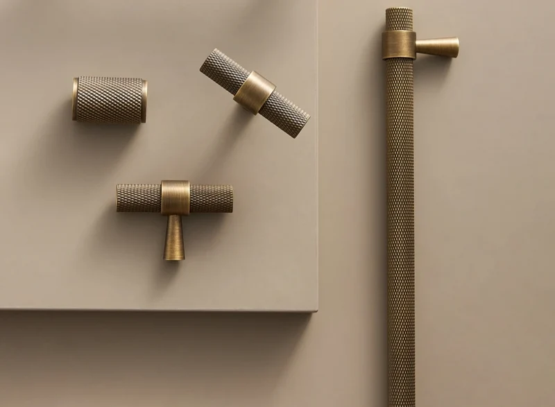 Nurlin Massiver Messing T-Bar Griff