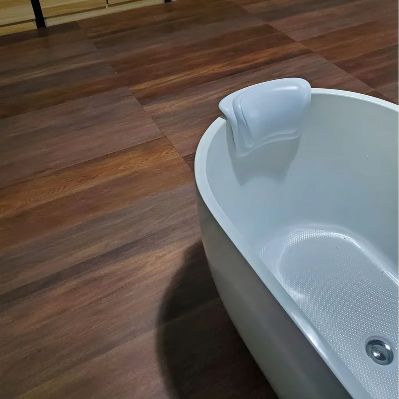 HydroLuxe Rutschfestes Badkissen mit Silikon-Schwamm & PU-Abdeckung