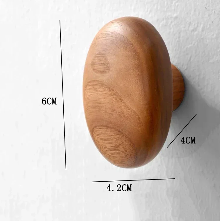 NordicPebble Wandhaken aus Massivholz