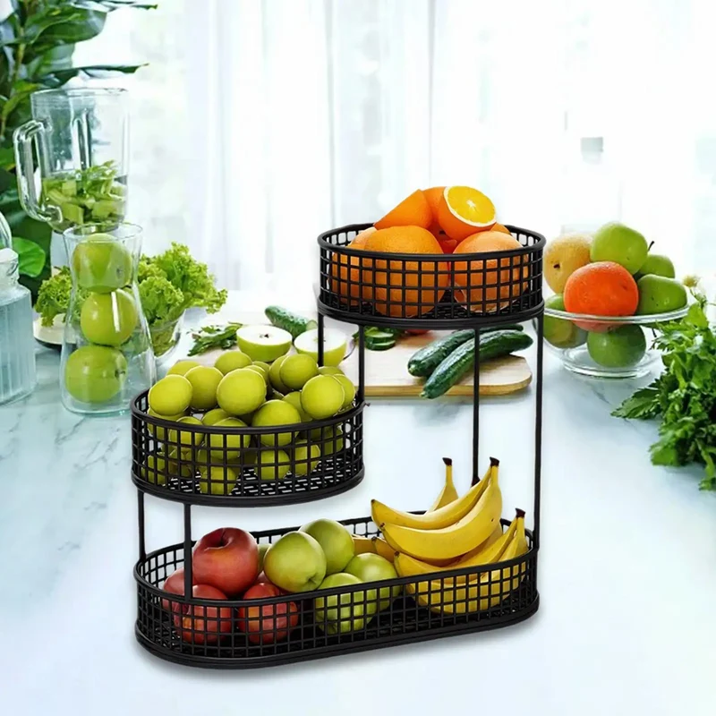 FruitElegance – Metall-Drahtkorb für Obst & Gemüse
