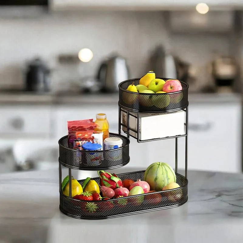 FruitElegance – Metall-Drahtkorb für Obst & Gemüse