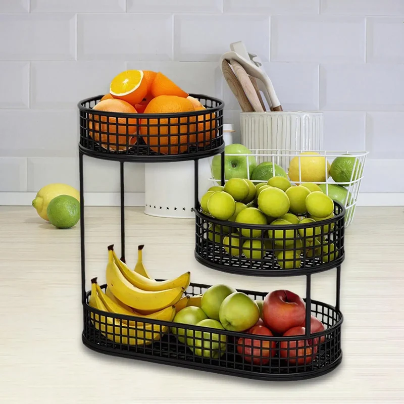 FruitElegance – Metall-Drahtkorb für Obst & Gemüse
