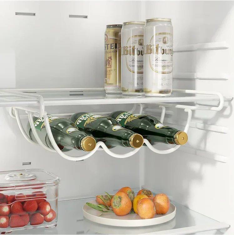 ChillRack – Kreativer Bier- & Weinflaschen Kühlschrank-Organizer mit Hakenfunktion