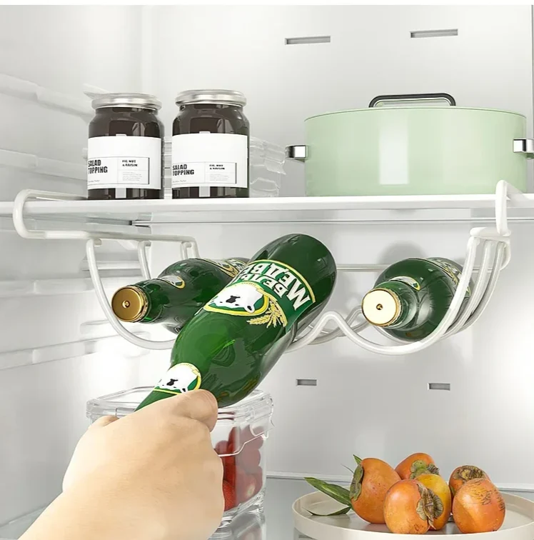 ChillRack – Kreativer Bier- & Weinflaschen Kühlschrank-Organizer mit Hakenfunktion