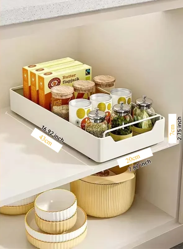 KlimPaws SlideRack – Ausziehbarer Küchen-Organizer mit Schienen