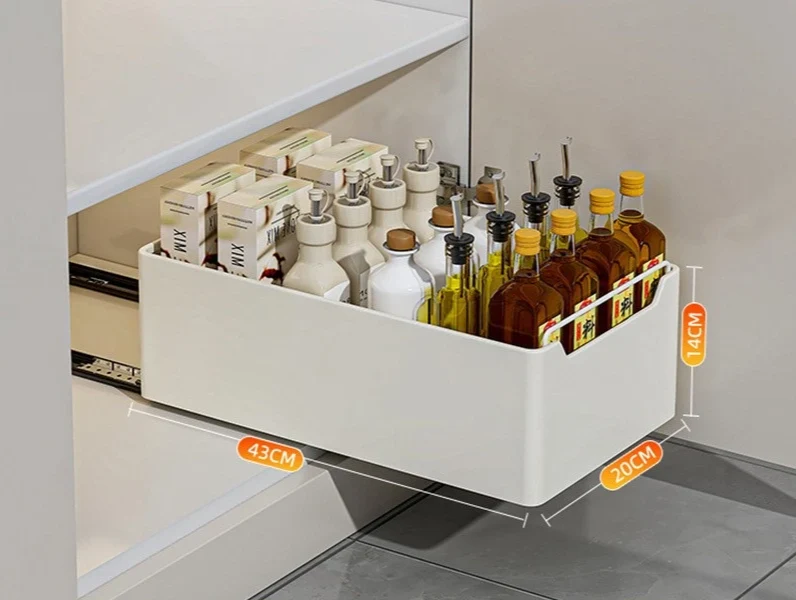 KlimPaws SlideRack – Ausziehbarer Küchen-Organizer mit Schienen