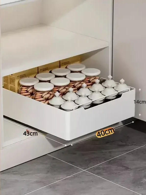 KlimPaws SlideRack – Ausziehbarer Küchen-Organizer mit Schienen