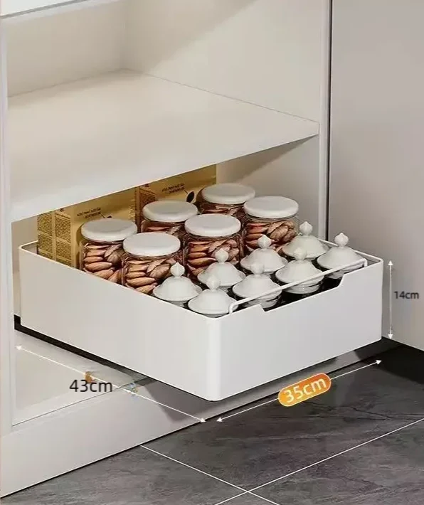 KlimPaws SlideRack – Ausziehbarer Küchen-Organizer mit Schienen