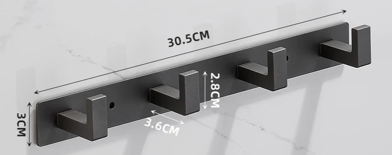 SteelLine Edelstahl Wandgarderobe