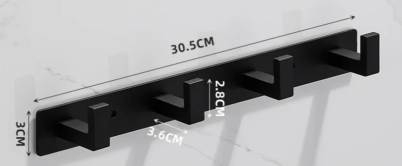 SteelLine Edelstahl Wandgarderobe