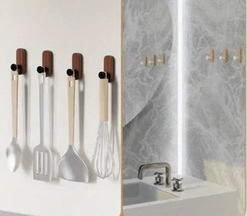 NordicWood Wandhaken aus Walnussholz