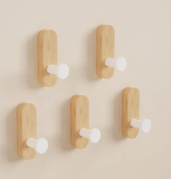 NordicWood Wandhaken aus Walnussholz