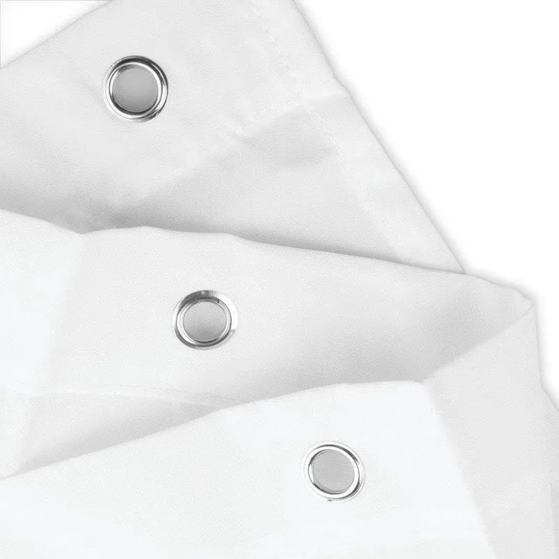 Duschvorhang mit silbernem 3D-Muster