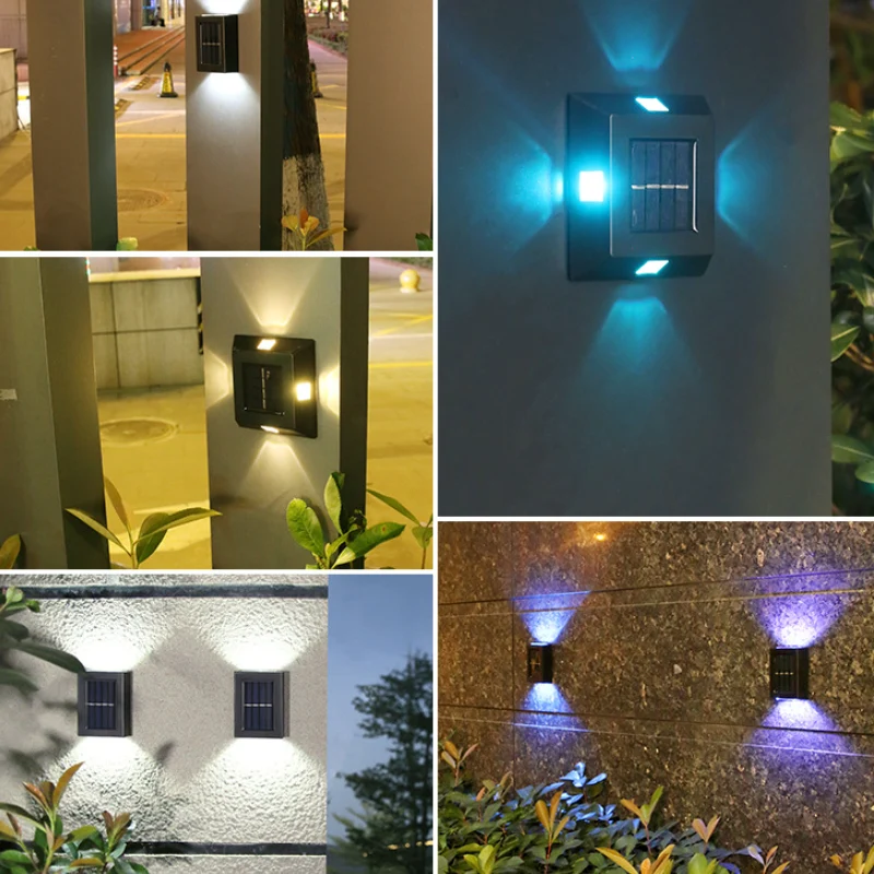 Solarvegglampe for utendørs bruk | Luvikno