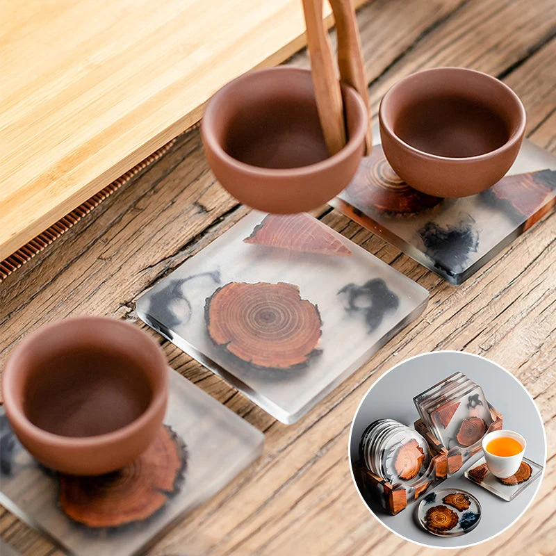 Harz Pine Drink Coaster | Luvikno