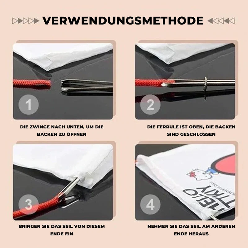 DIY Seil Veiledning Elastisk Nål Sying Verktøy | Luvikno