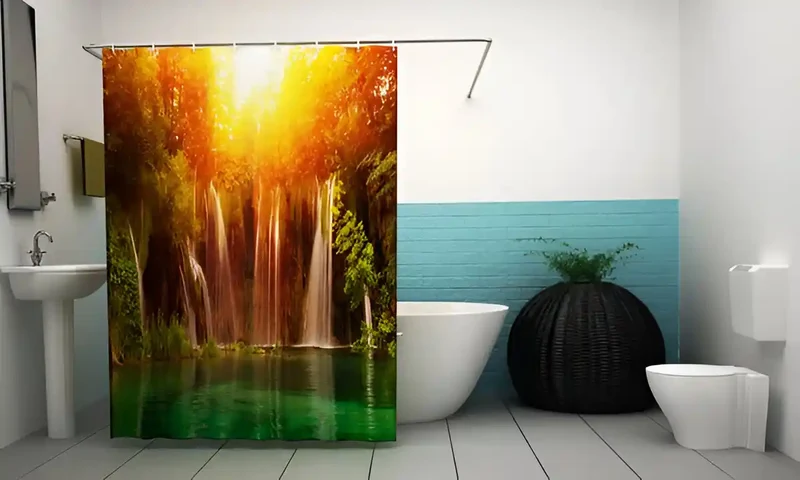 Foto-Duschvorhang nach Maß selbst gestalten